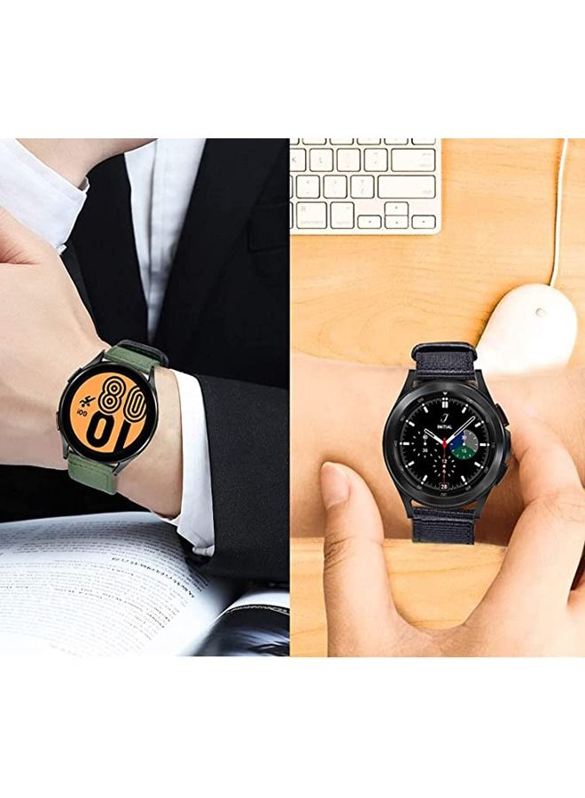 O Ozone Woven Nylon Strap Compatible with Samsung Galaxy Watch 3 45mm / Galaxy Watch 46mm / Gear S3 Frontier / Classic / Watch GT 2 46mm Bands 22mm Quick Release Replacement Strap Band - Army Green - Image 5