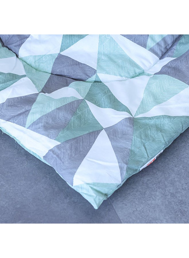 DANUBE HOME Danube Home Bliss 6 Piece Super King Comforter Set 260x260 cm Green | Cotton /Viscos -180 Thread Count Breathable Bedding Sheet And Pillow Cases For Bedroom  - Image 3
