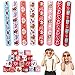 CCINEE 48PCS Valentines Day Slap Bracelets Assorted Heart Animal Printed Slap Wristbands Valentine Cartoon Snap Bands for Kids School Classroom Exchange Gifts Party Favor - Image 3