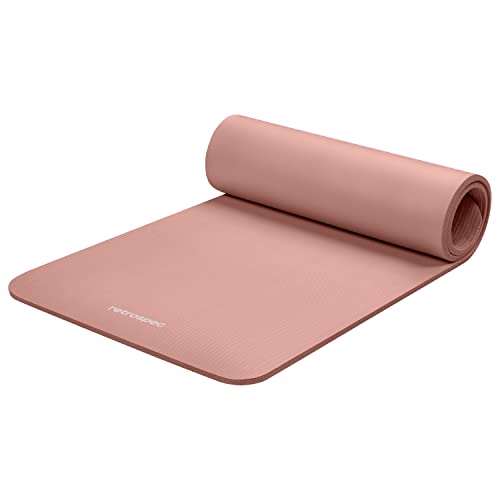 Retrospec Solana Yoga Mat 1/2" Thick w/Nylon Strap for Men & Women - Non Slip Excercise Mat for Yoga, Pilates, Stretching, Floor & Fitness Workouts - Image 1