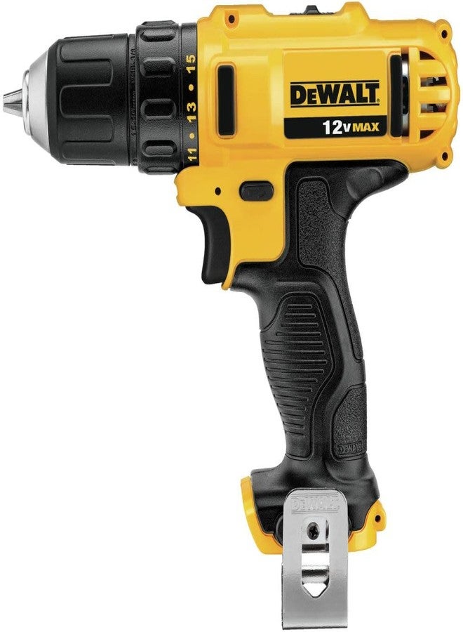 DEWALT 12V MAX* Cordless Drill, 3/8-Inch, Tool Only (DCD710B) - Image 2
