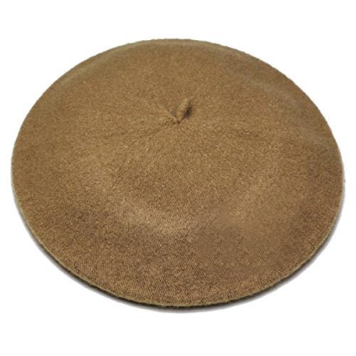 ICSTH French Beret - Wool Solid Color Womens Beanie Cap Hat (One Size, TS-WB) - Image 2