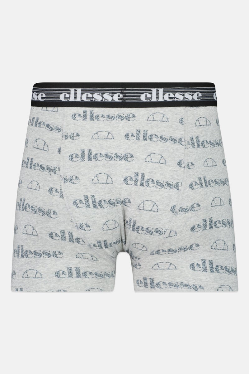Ellesse Men 3 Pieces Brand Logo Trunks, Multicolor  - Image 2