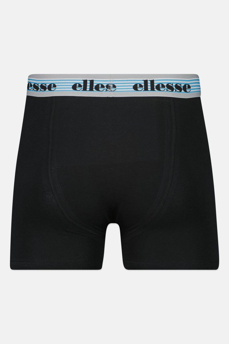 Ellesse Men 3 Pieces Brand Logo Trunks, Multicolor  - Image 3