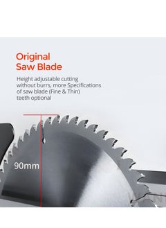 AFRA AFRA Table Saw, 315MM, 2000W, 2800r/Min 800x550mm Table, 0~45° Tilting Range, Induction Motor, Hand Wheel, Powder-Coated Sheet Steel Design, Galvanized top, AFT-20-315TSRD, 1-Year Warranty.  - Image 2