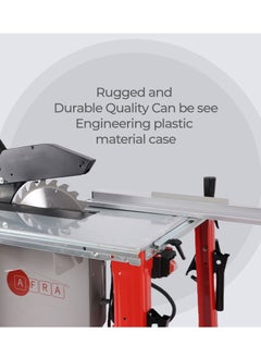 AFRA AFRA Table Saw, 315MM, 2000W, 2800r/Min 800x550mm Table, 0~45° Tilting Range, Induction Motor, Hand Wheel, Powder-Coated Sheet Steel Design, Galvanized top, AFT-20-315TSRD, 1-Year Warranty.  - Image 5