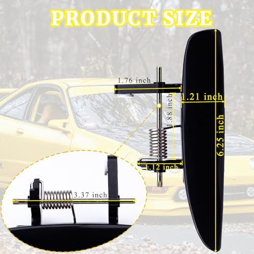gtpartes Exterior Outside Door Handles Replacement Car Fit for 19942001 Acura Integra Model Driver Side Outside Door Handle Assembly Repair Black Placement on Vehicle Right 1 PCS - Image 3