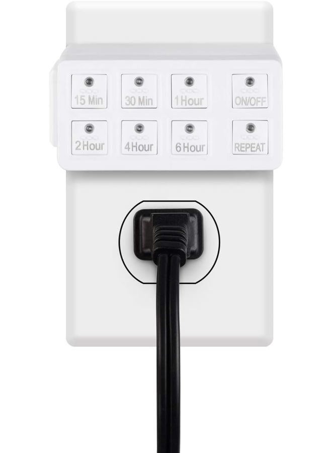 BN-LINK Indoor Countdown Timer with Repeat Function, Heavy Duty Accurate Compact Size for Charger Vacation Security, 3-Prong Grounded Outlet, 15A/1875W ½ HP ETL Listed - Image 2