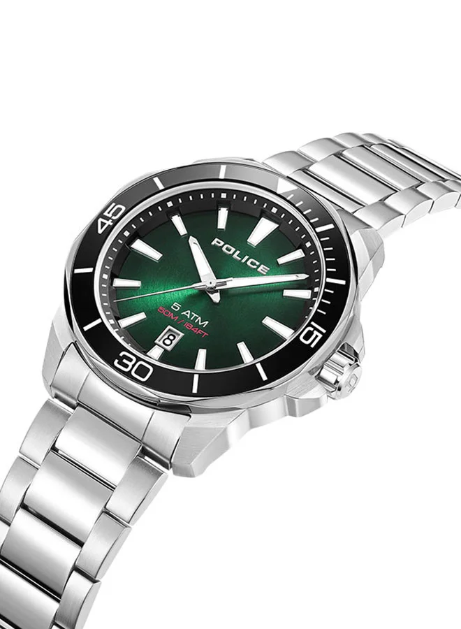POLICE Men Analog Round Shape Metal Wrist Watch PEWJH0021401 - 43 Mm
