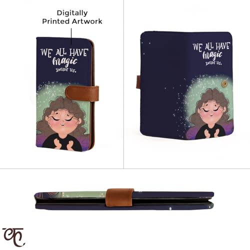 Kalankit Passport Wallet for Women | Vegan Leather Bi-Fold Long Wallet & Travel Purse | Valentine Gift for Her, Valentine Gifts for Women | New Beginnings - Image 5