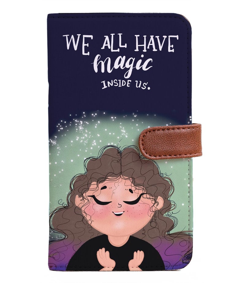Kalankit Passport Wallet for Women | Vegan Leather Bi-Fold Long Wallet & Travel Purse | Valentine Gift for Her, Valentine Gifts for Women | New Beginnings - Image 1