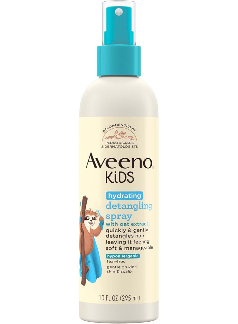 بخاخ مرطب لفك تشابك الشعر للأطفال بلاصة الشوفان من افينو يفك شعر الأطفال بسرعة ولطف لا يسبب تقطيع ومناسب لبشرة وفروة الرأس عطر خفيف الحساسية 284 مل سائلة - Image 1