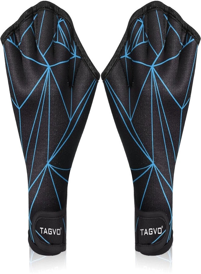 TAGVO Swimming Aquatic Gloves, Aquatic Gloves for Helping Upper Body Resistance, Webbed Swim Gloves Well Stitching, No Fading, Sizes for Men Women Adult Children Aqua Therapy, Pool Fitness - Image 1