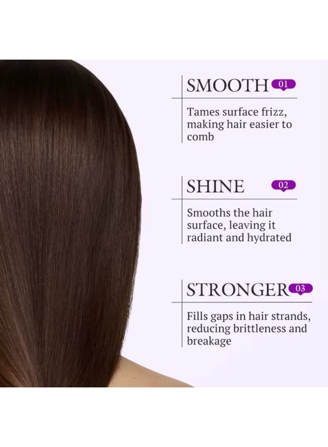 Kormesic Botox Keratin Hair Spray 150ML, Deeply Moisturizing Nourishing Repairing 2 in 1 Botox And Keratin Leave in Hair Spray No Rince Smooth Hair Spray, Repair Damaged Hair & Replenish Leave-In Hair Spray - Image 3