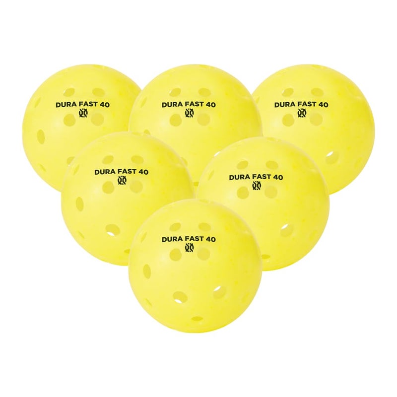 Pickle-Ball Dura Fast 40 Pickleballs | Outdoor Pickleball Balls | Yellow | Dozen/Pack Of 12 | Usapa Approved And Sanctioned For Tournament Play - Image 2