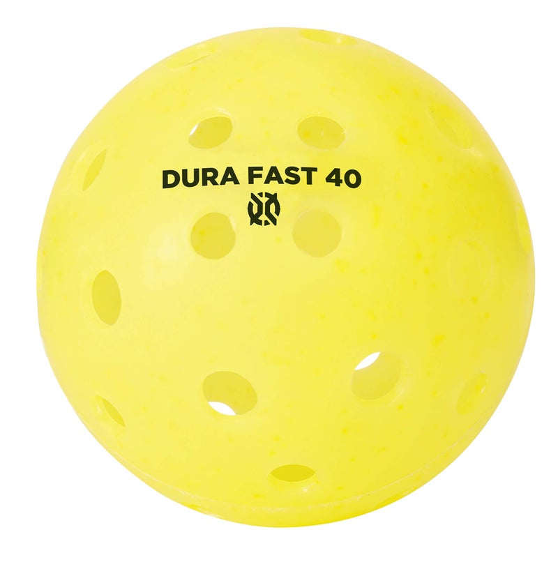 Pickle-Ball Dura Fast 40 Pickleballs | Outdoor Pickleball Balls | Yellow | Dozen/Pack Of 12 | Usapa Approved And Sanctioned For Tournament Play - Image 1