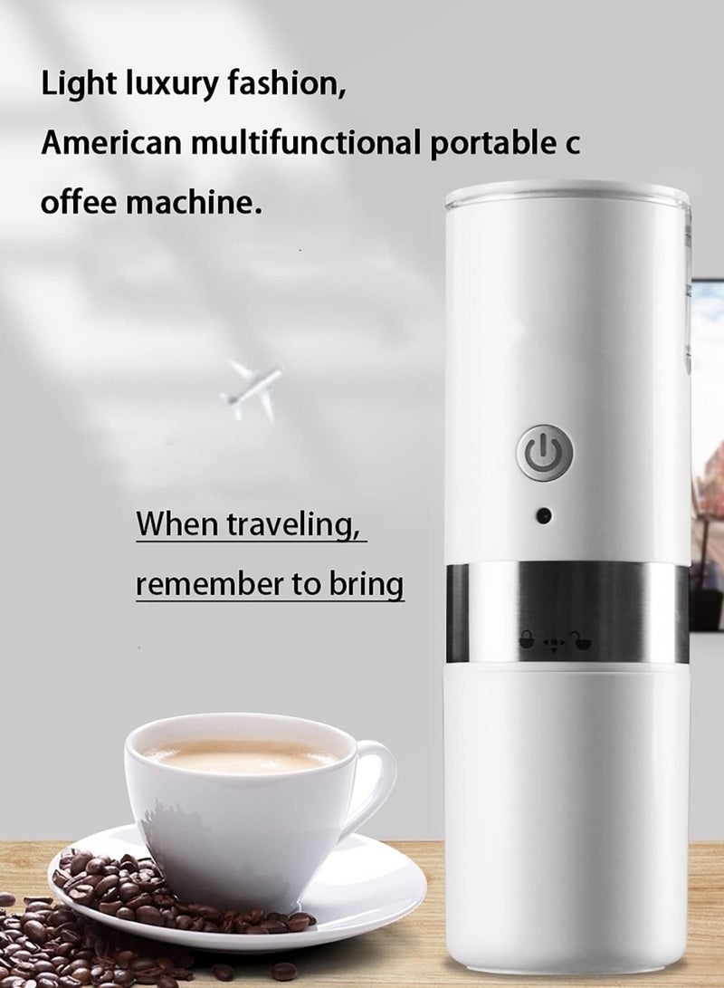 Portable Electric Espresso Maker, Automatic Coffee Brewer, Manual Travel Coffee Set for Outdoor Adventures, RV Trips, and Hiking. Perfect for On-the-Go Coffee Lovers!