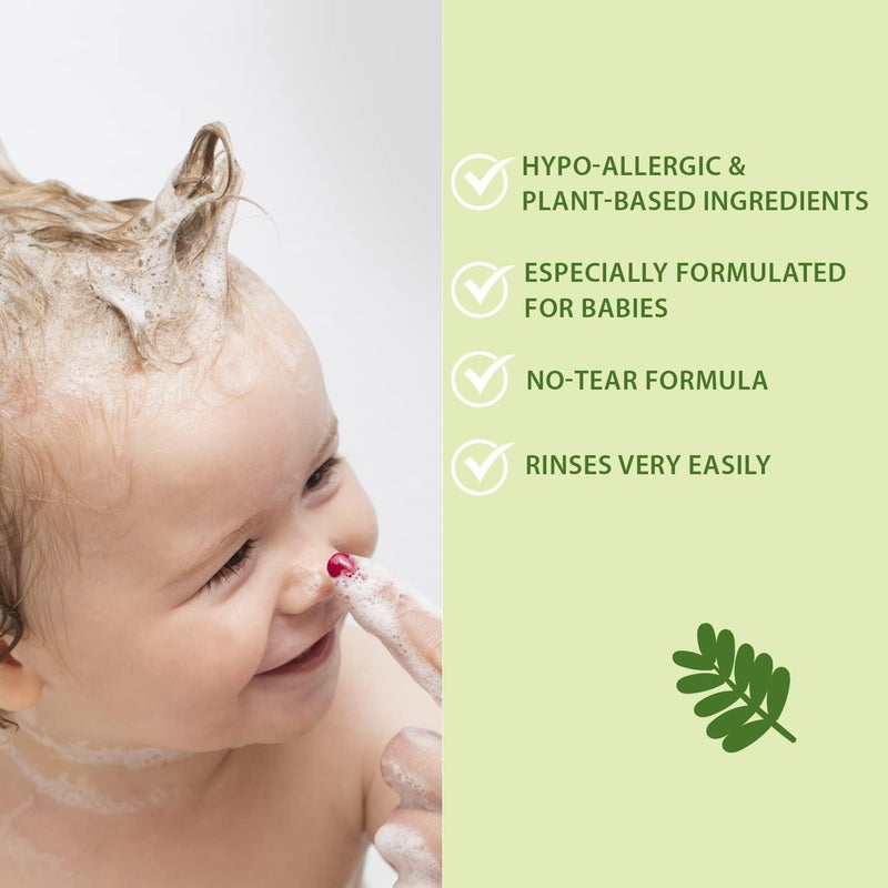 WBM Care 3in1 Baby Shampoo enriched with honey wheatgerm and organic olive oil nourishes baby hair with a gentle tearfree formula for healthy care - Image 5
