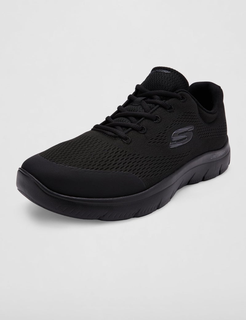 Skechers-Men's Casual Shoes-SUMMITS-894399ID-BBK-11 Black - Image 1