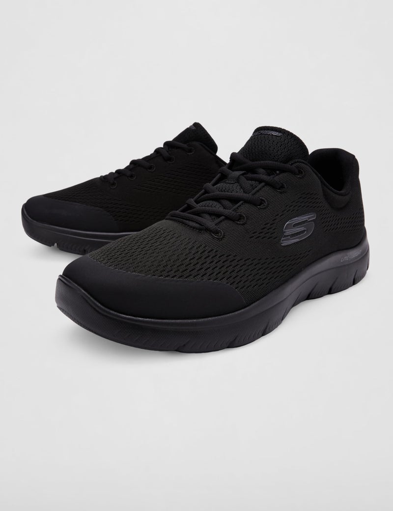Skechers-Men's Casual Shoes-SUMMITS-894399ID-BBK-11 Black - Image 5
