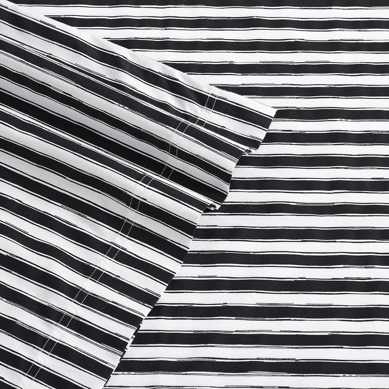 بتسي جونسون Betsey Johnson- Sheet Sheet Set Cotton Percale Bedding مجموعة هش وخفيفة الوزن وتنفس (ملكة شريطية سطحية) - Image 3