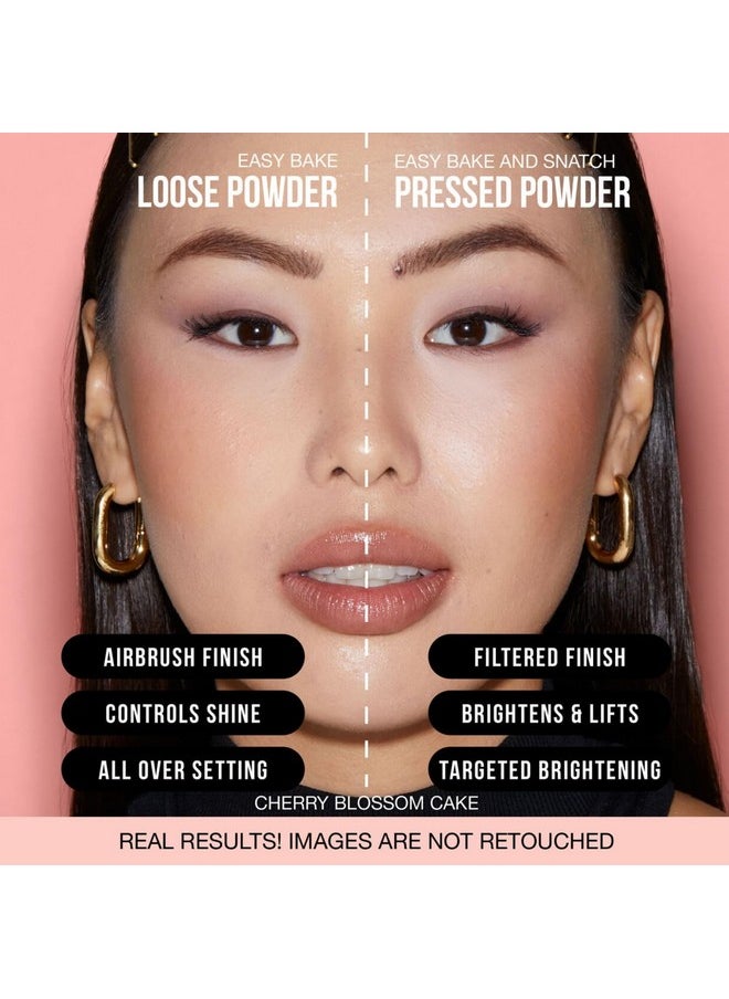 Huda - HUDA BEAUTY Easy Bake and Snatch Pressed Talc-Free Brightening and Setting Powder Cherry Blossom - Image 1