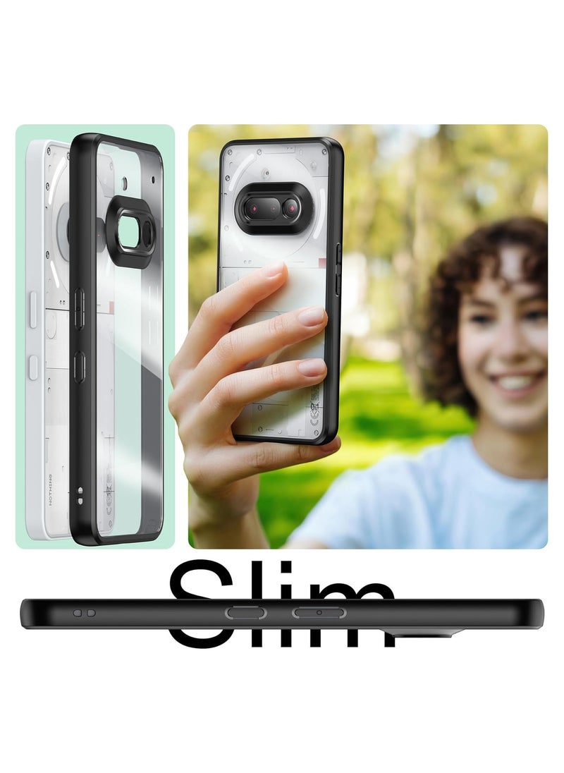 Generic - Case for Nothing Phone 3A, Lightweight Hybrid Hard PC with TPU Bumper Shockproof Protective Case cover Clear Back Designed compatible for Nothing Phone 3A - Image 1