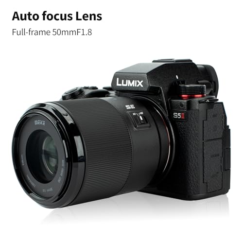 Meike 50mm F1.8 Auto Focus STM Stepping Motor Full Frame Portrait Lens Compatible with Panasonic Lumix Sigma L Cameras S1H S1 S5 S5 Mark II S1R S9 FP FPL - Image 5