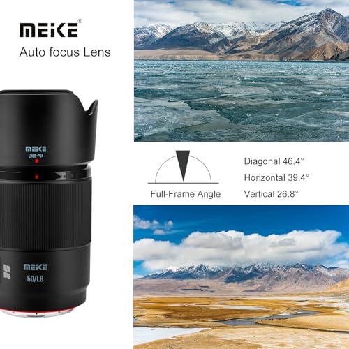 Meike 50mm F1.8 Auto Focus STM Stepping Motor Full Frame Portrait Lens Compatible with Panasonic Lumix Sigma L Cameras S1H S1 S5 S5 Mark II S1R S9 FP FPL - Image 4