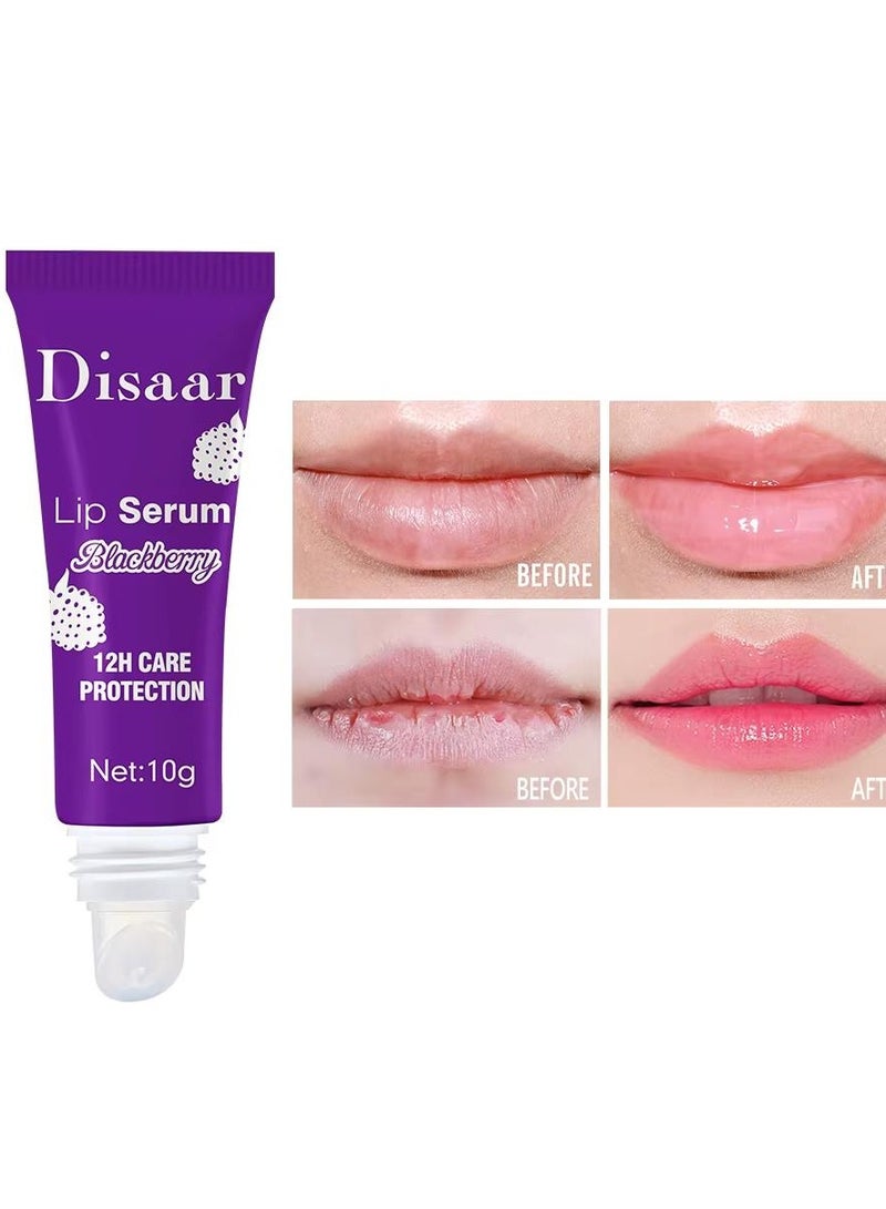 ديسار بلسم سيروم الشفاه الطبيعي بالتوت الأسود بحماية من الشمس مرطب يدوم طويلاً مع فيتامين C للتفتيح والتبييض ومقاومة التشقق 10 جرام