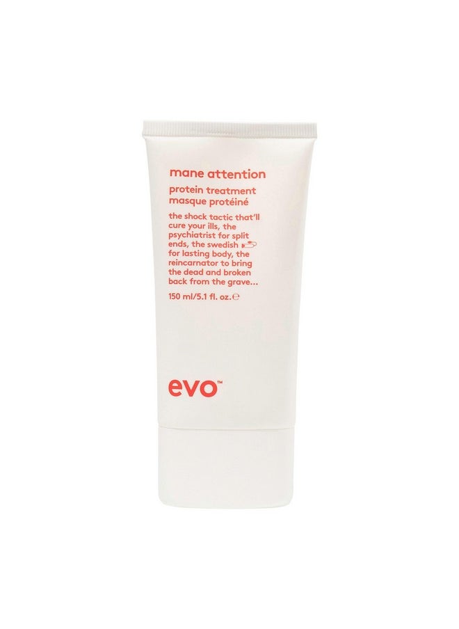 EVO Mane Attention Protein Hair Treatment - Moisturize, Repairs & Strengthens Hair - 150Ml / 5.1Fl.Oz  - Image 1