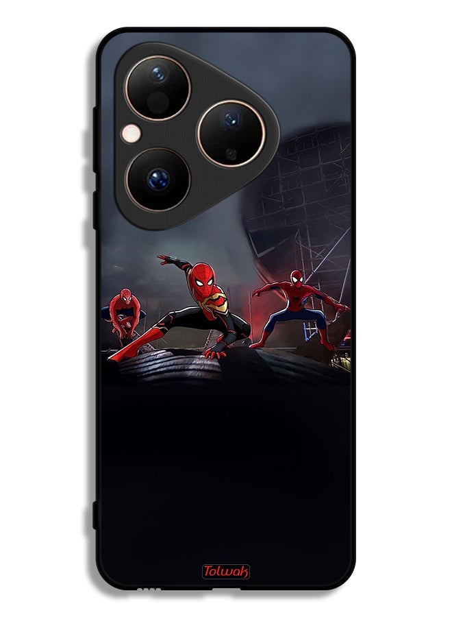 Tolwak Huawei Pura 80 Protective Case Cover Three Spiders - Image 1