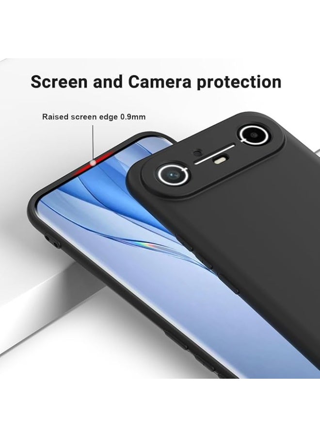 Case Compatible with Tecno Pova Slim 5G Liquid Silicone Case with Microfiber Lining Soft Rubber Gel TPU Shockproof Protective Back Cover with Lanyard Strap - Image 3