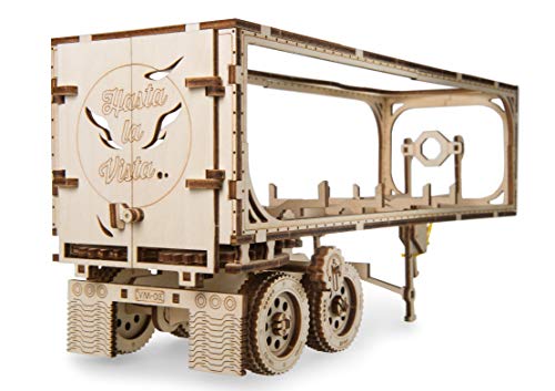 UGEARS Trailer for Heavy Boy Truck VM03 SelfAssembling 3D Wooden Model - Image 1