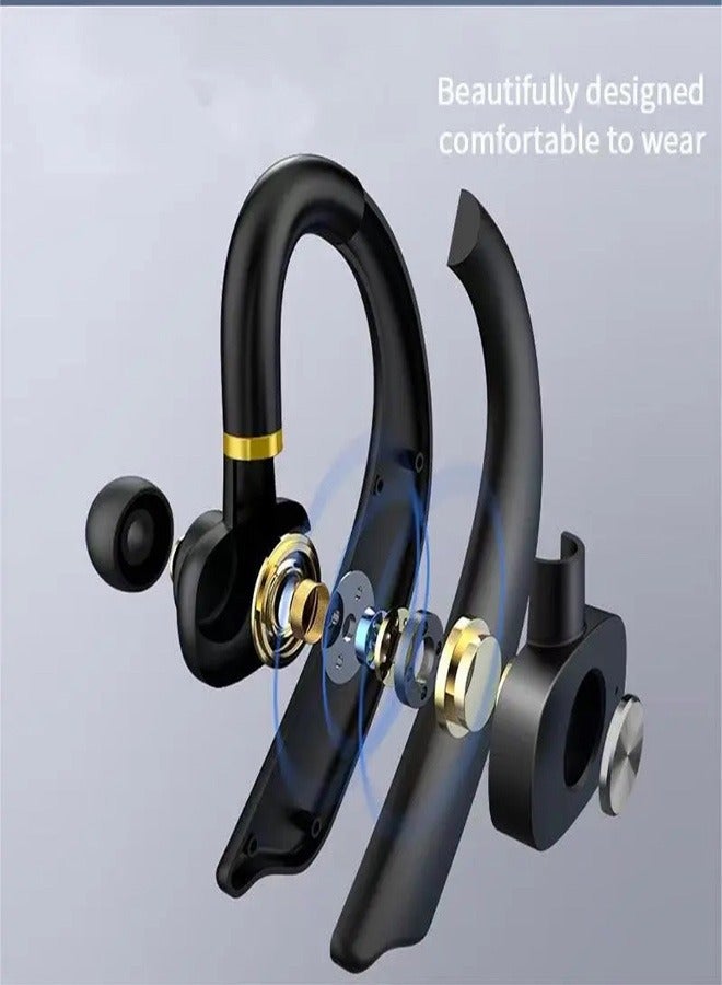 ANC WY 01 Lightweight On Ear Stereo Bluetooth Hands Free Wireless Connectivity with Up to 20 Hours Working Time Comfortable TPU Material Black Colour  - Image 3