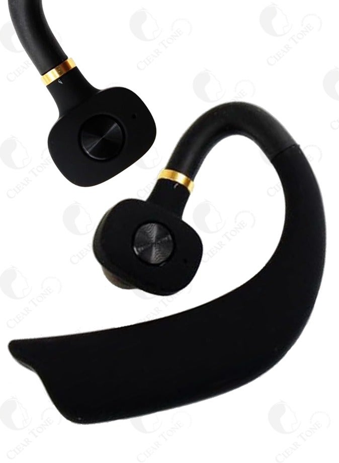 ANC WY 01 Lightweight On Ear Stereo Bluetooth Hands Free Wireless Connectivity with Up to 20 Hours Working Time Comfortable TPU Material Black Colour  - Image 1