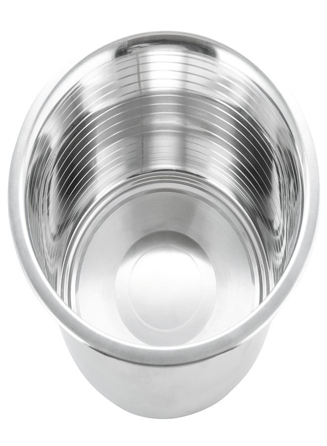 Hell Blues Pet Feeder Stainless Steel Dog Bowls Replacement 2-Pack Food Bowl, 8" Diameter, 2.8" Height Water Metal Bowls 7 Cups for Raised Feeder with Opening 7.5"- 8" - Image 2