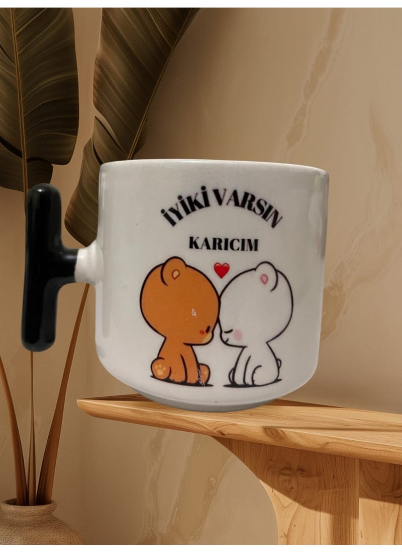 Game Fruy "I'm glad you exist, my wife" Double-Sided Written Mug  - Image 1