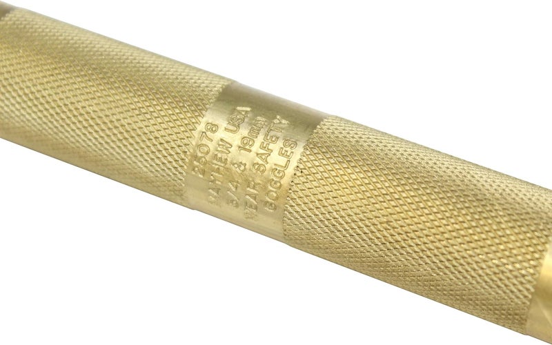 Mayhew Tools 25078 Brass Drift Punch, 3/4-19mm x 12" - Image 3