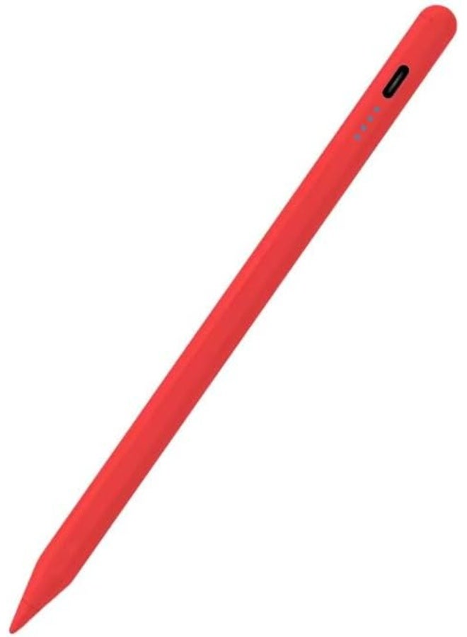 Muzz Stylus Pen for iPad and Tablet, Compatible with iPad Pro (11/12.9 Inch), iPad Air (3rd/4th/6th Gen), iPad (6th/7th/8th Gen), iPad Mini (5th Gen) for Drawing & Writing, Red - Image 1