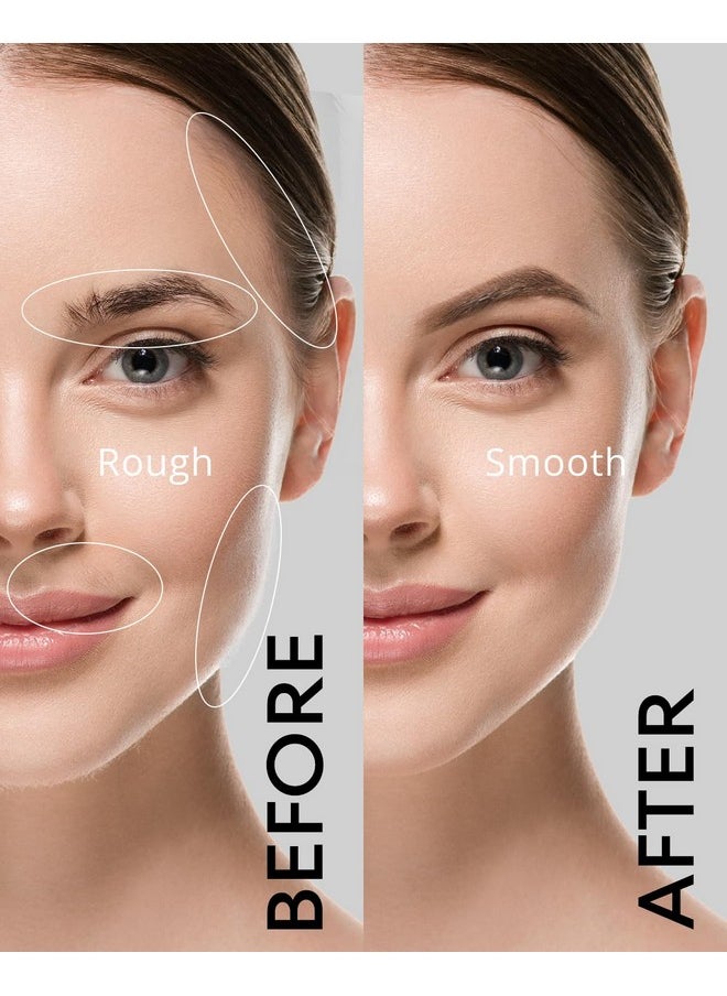 VG VOGCREST VG VOGCREST Eyebrow Hair Trimmer: Rechargeable Facial Hair Removal Device for Removing Unwanted Peach Fuzz from Lips Chin Neck As Well As Shaping Eyebrows  - Image 4