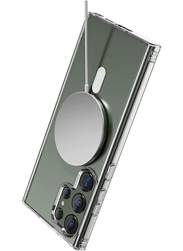 Generic - Samsung Galaxy S23 Ultra 5G TPU Magsafe Phone Case - Clear - Image 1