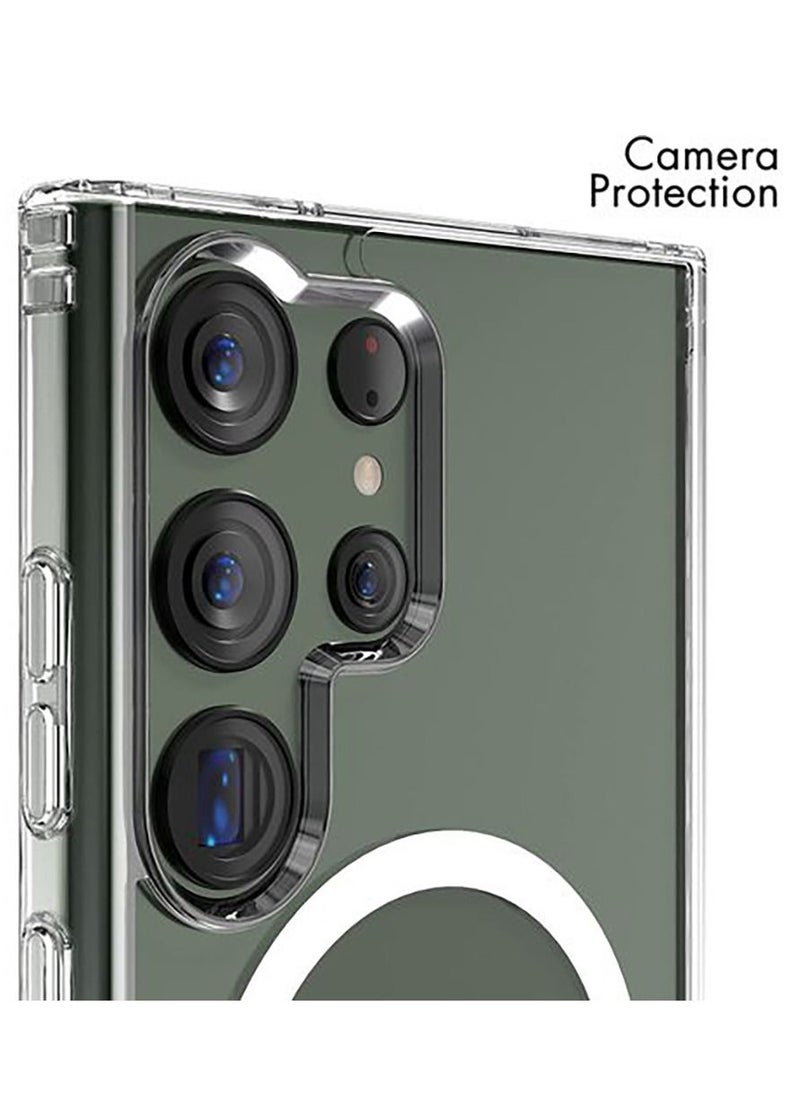Generic - Samsung Galaxy S23 Ultra 5G TPU Magsafe Phone Case - Clear - Image 1