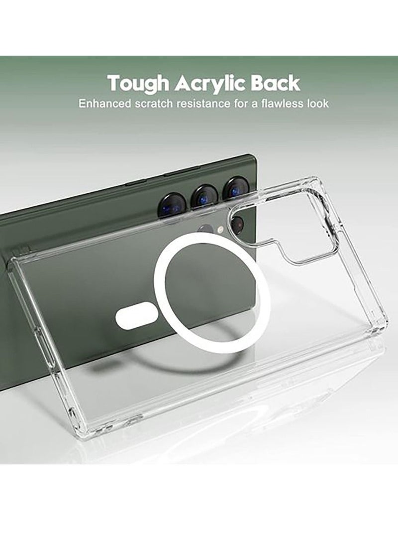 Generic - Samsung Galaxy S23 Ultra 5G TPU Magsafe Phone Case - Clear - Image 1