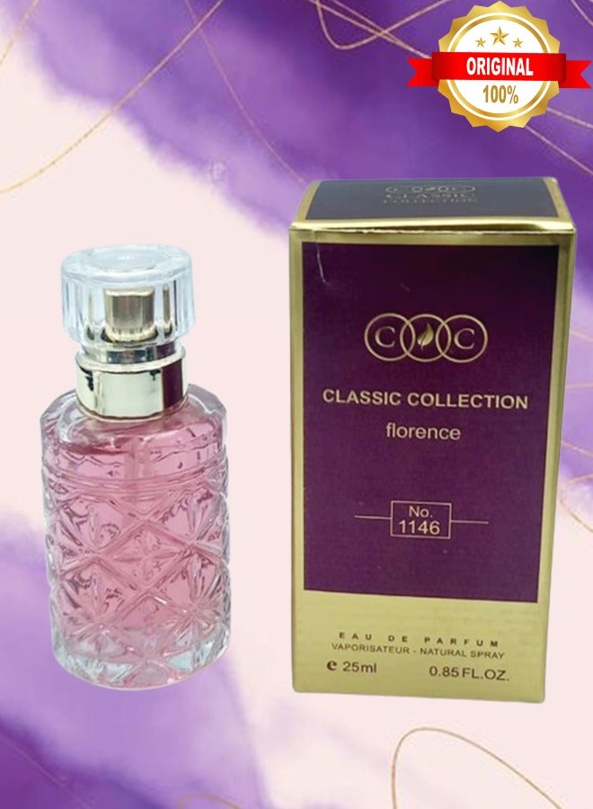 كلاسيك كولكشن 17 قطع عطر كلاسيك فلورنس رقم 1146 25 مل - Image 2