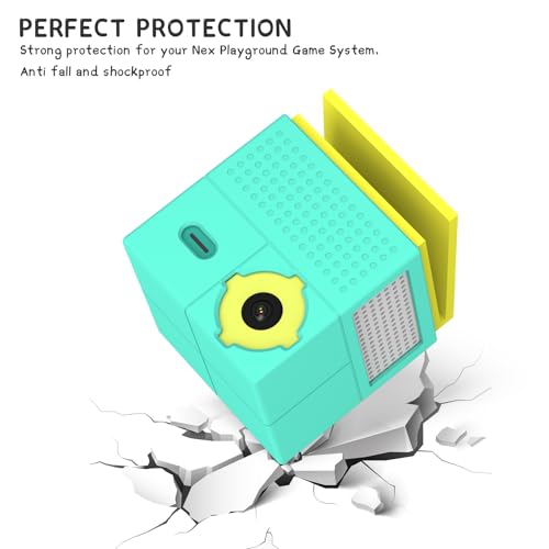 Wacanc Silicone Case Cover for Nex Playground Game System,Protective Case Cover Compatible with Nex Playground Game System,Anti Slip Anti Scratch Shockproof Nex Playground Game System Case (Green) - Image 5