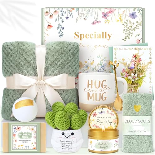 Launrada Get Well Gifts for Women After Surgery Self Care Gifts for Women Sympathy Care Package for Woman Thinking of You Get Well Soon Gift Baskets for Woman Feel Better Surgery Recovery Gift Ideas for Her - Image 1