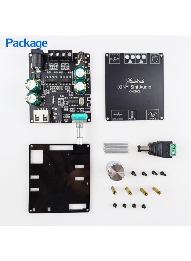100W Bluetooth 5.0 Digital Power Amplifier Board  AUX Speaker 2.0 CH Stereo Home Music Wireless Module Audio AMP - Image 3