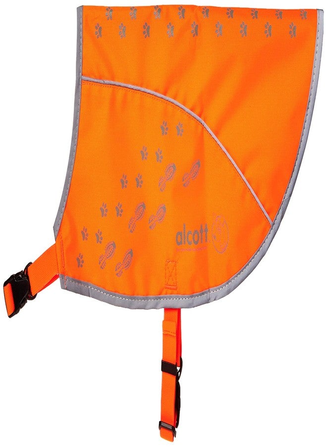 alcott Visibility Dog Vest with Reflective Trim, Medium, Neon Orange - Image 1
