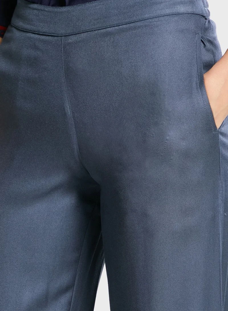 kolaba Pocket Detail Wide Leg Pants